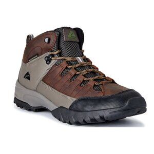 Ozark Trail Mens Meadows Waterproof Hiking Boots Brown Multisize NWB